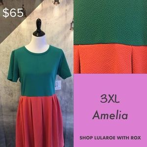 LuLaRoe Amelia Dress - Size 3XL